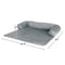 Pet Adobe Furniture Protector Pet Cover with Shredded Memory Foam filled 30" x 30.5" for Dogs and Cats(Gray) 694617YYZ - alternate 3